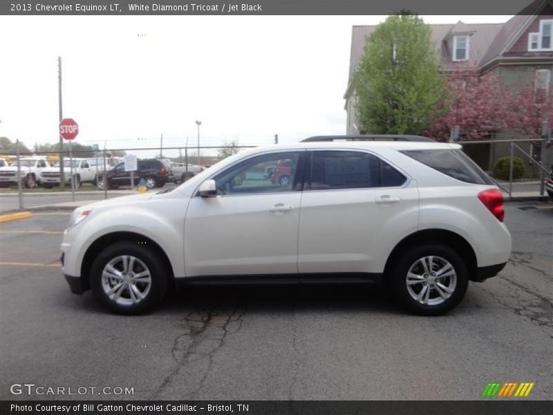 White Diamond Tricoat / Jet Black 2013 Chevrolet Equinox LT
