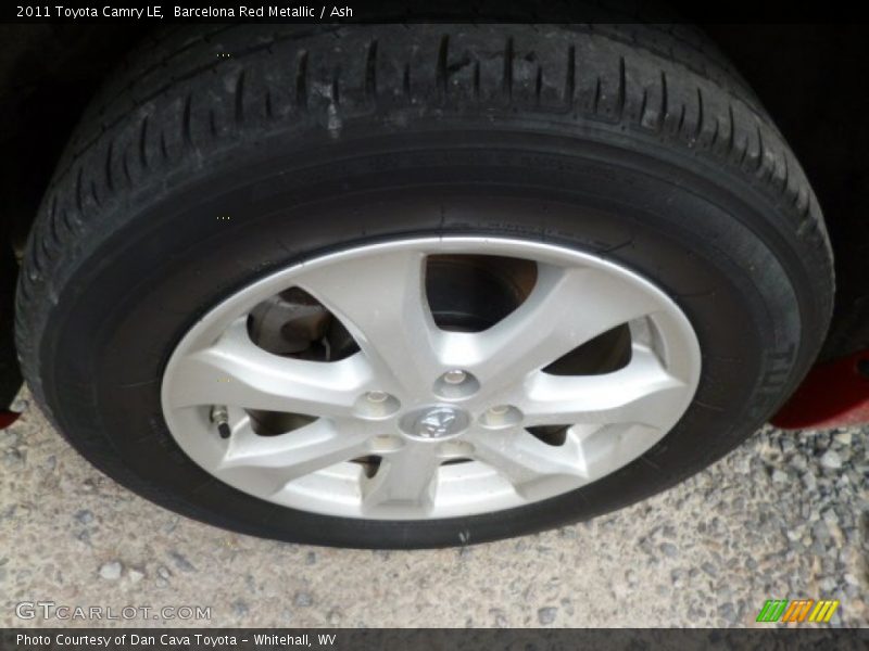 Barcelona Red Metallic / Ash 2011 Toyota Camry LE