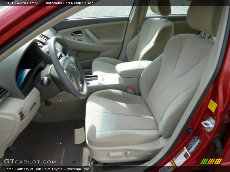 Barcelona Red Metallic / Ash 2011 Toyota Camry LE