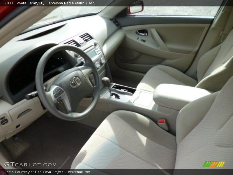 Barcelona Red Metallic / Ash 2011 Toyota Camry LE