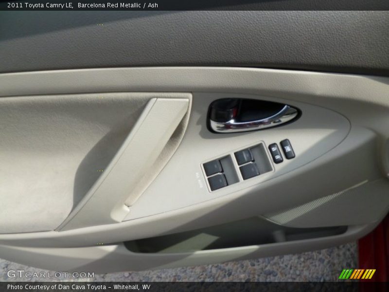Barcelona Red Metallic / Ash 2011 Toyota Camry LE