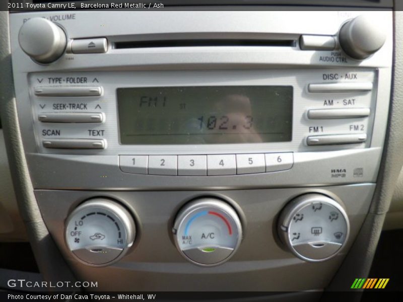 Barcelona Red Metallic / Ash 2011 Toyota Camry LE