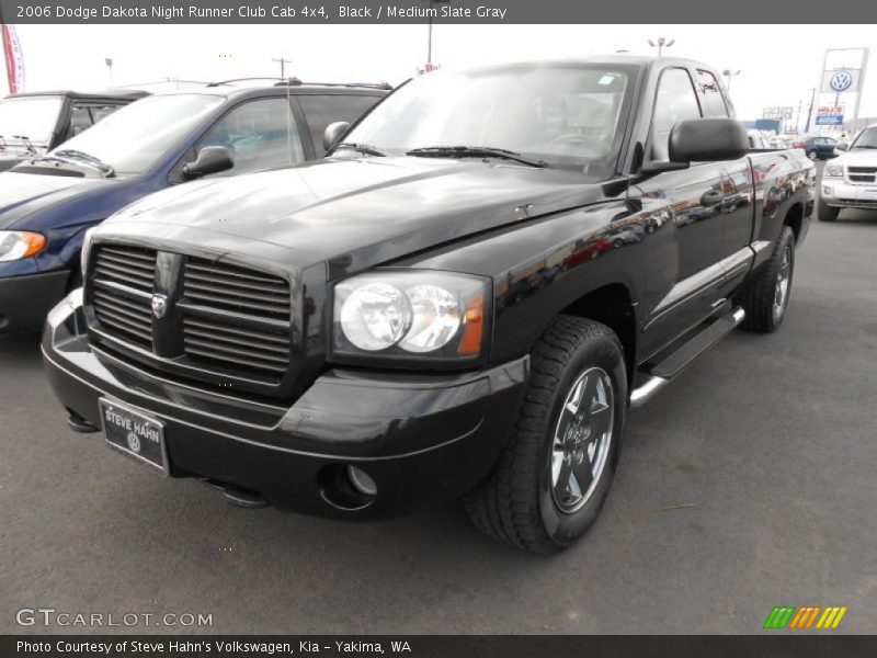 Black / Medium Slate Gray 2006 Dodge Dakota Night Runner Club Cab 4x4