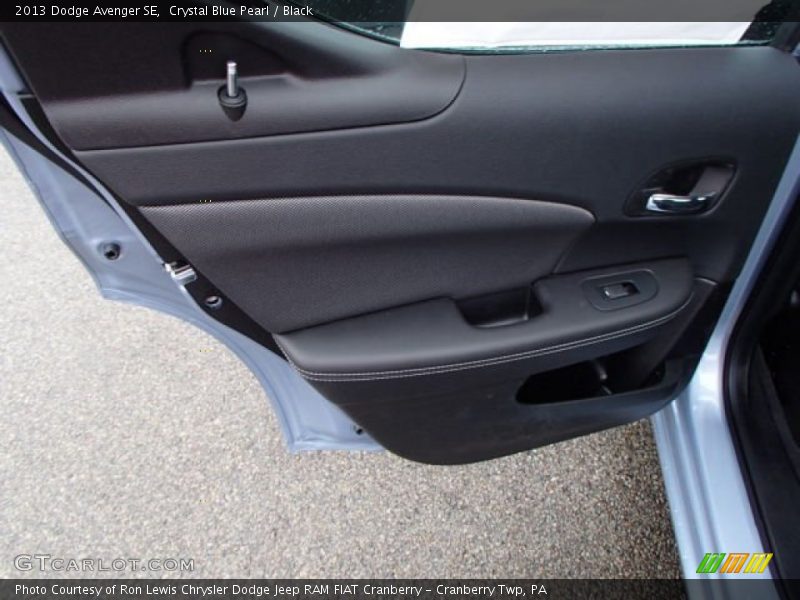 Crystal Blue Pearl / Black 2013 Dodge Avenger SE