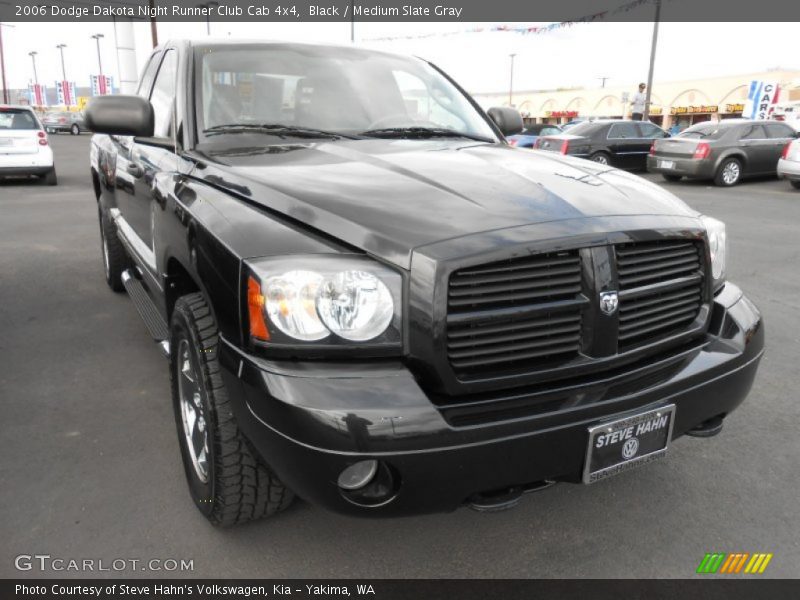 Black / Medium Slate Gray 2006 Dodge Dakota Night Runner Club Cab 4x4