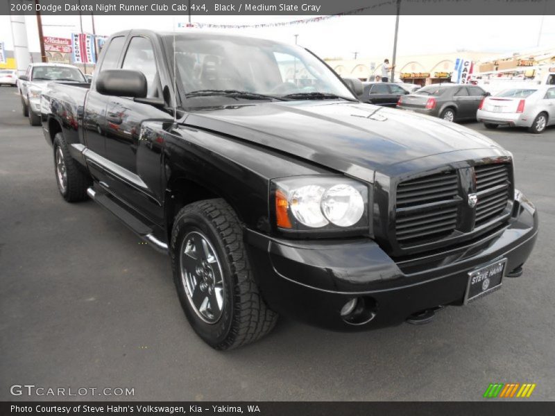 Black / Medium Slate Gray 2006 Dodge Dakota Night Runner Club Cab 4x4