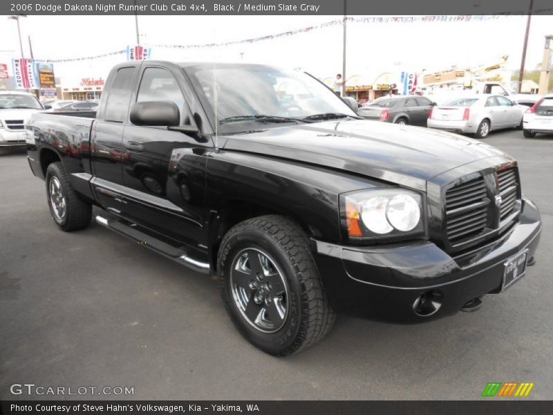 Black / Medium Slate Gray 2006 Dodge Dakota Night Runner Club Cab 4x4