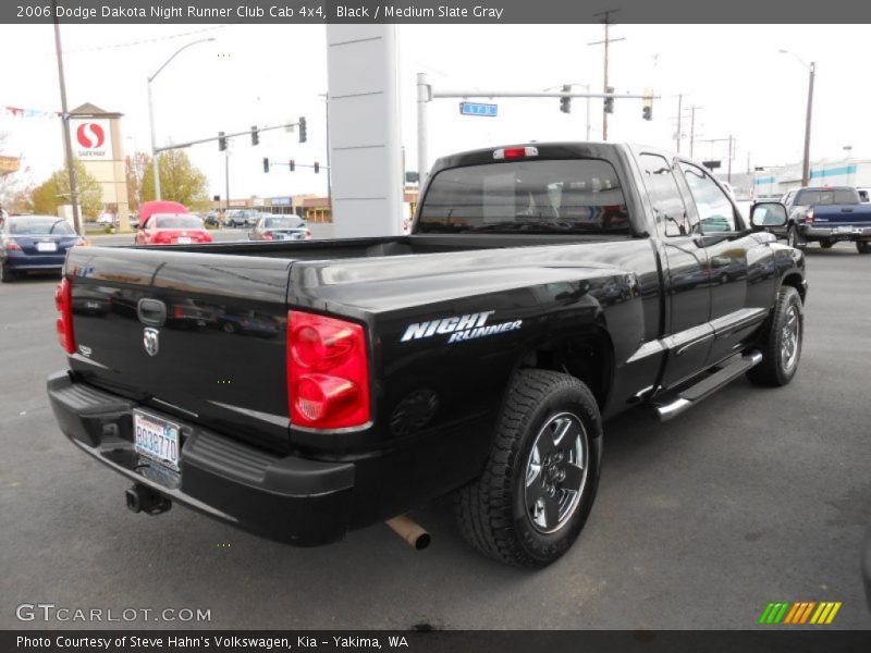 Black / Medium Slate Gray 2006 Dodge Dakota Night Runner Club Cab 4x4