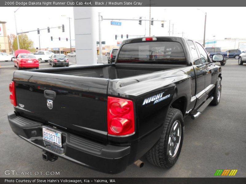 Black / Medium Slate Gray 2006 Dodge Dakota Night Runner Club Cab 4x4