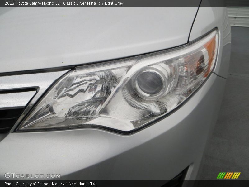 Classic Silver Metallic / Light Gray 2013 Toyota Camry Hybrid LE