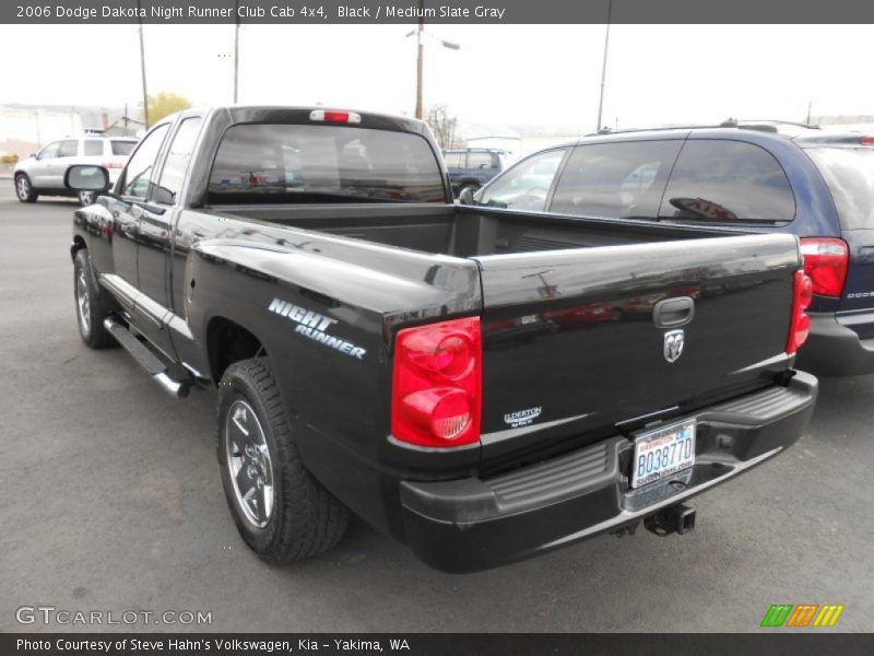 Black / Medium Slate Gray 2006 Dodge Dakota Night Runner Club Cab 4x4