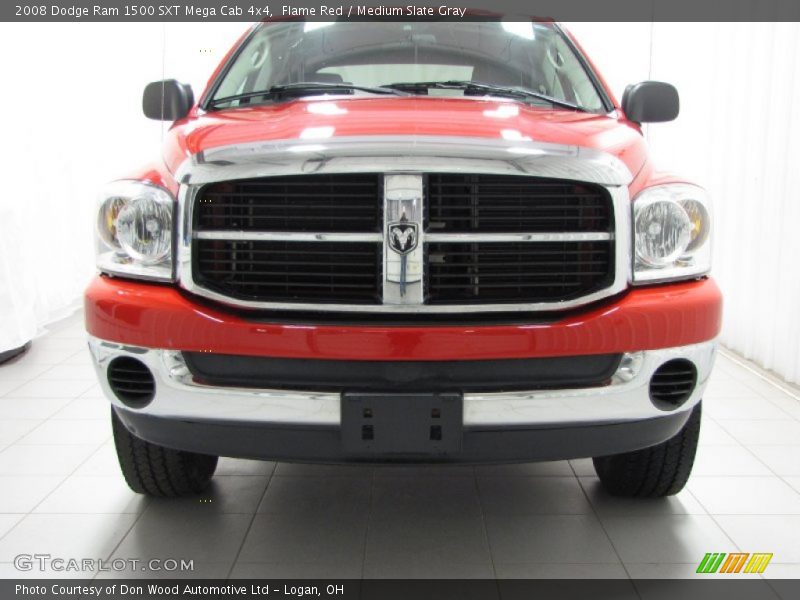 Flame Red / Medium Slate Gray 2008 Dodge Ram 1500 SXT Mega Cab 4x4