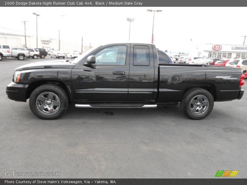Black / Medium Slate Gray 2006 Dodge Dakota Night Runner Club Cab 4x4