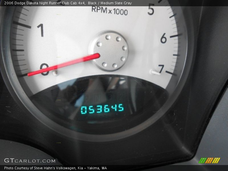 Black / Medium Slate Gray 2006 Dodge Dakota Night Runner Club Cab 4x4