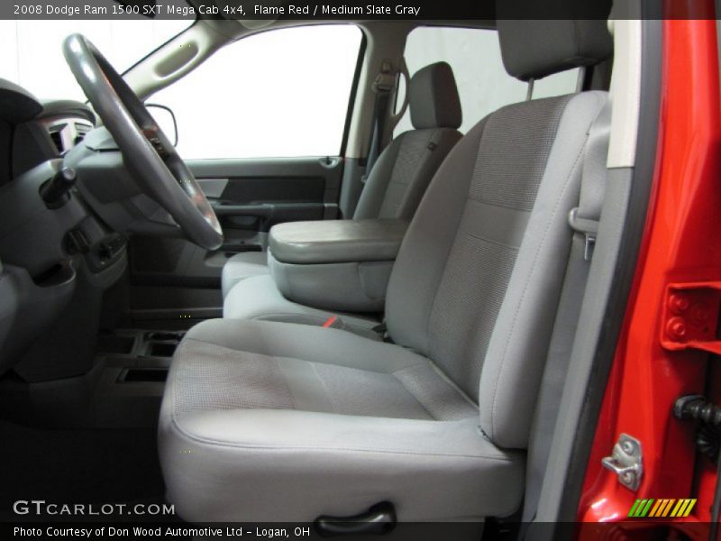 Flame Red / Medium Slate Gray 2008 Dodge Ram 1500 SXT Mega Cab 4x4