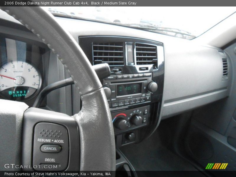 Black / Medium Slate Gray 2006 Dodge Dakota Night Runner Club Cab 4x4