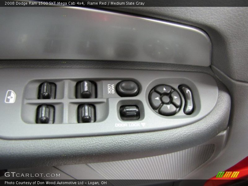 Flame Red / Medium Slate Gray 2008 Dodge Ram 1500 SXT Mega Cab 4x4