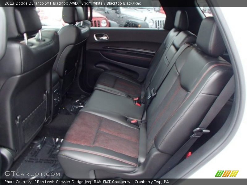 Rear Seat of 2013 Durango SXT Blacktop AWD