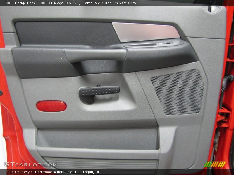 Flame Red / Medium Slate Gray 2008 Dodge Ram 1500 SXT Mega Cab 4x4