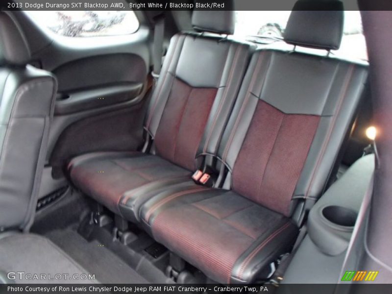 Rear Seat of 2013 Durango SXT Blacktop AWD