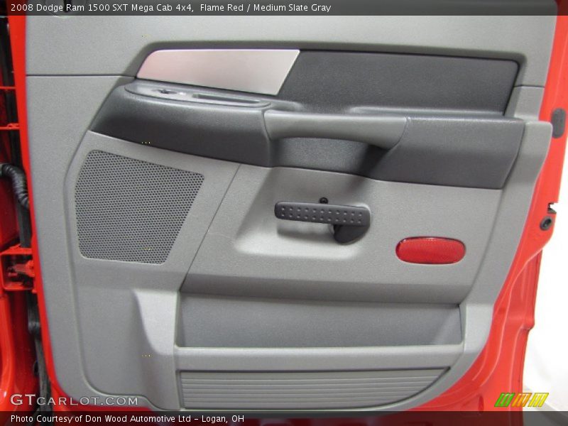 Flame Red / Medium Slate Gray 2008 Dodge Ram 1500 SXT Mega Cab 4x4