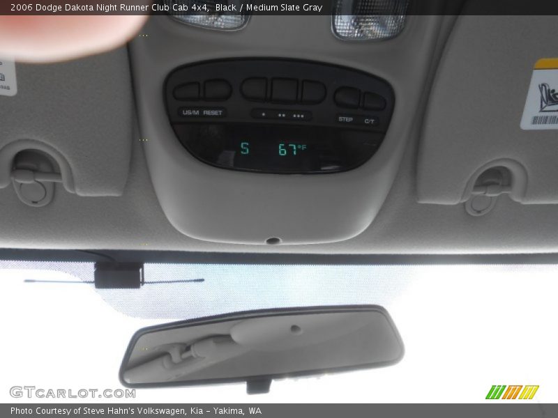 Black / Medium Slate Gray 2006 Dodge Dakota Night Runner Club Cab 4x4