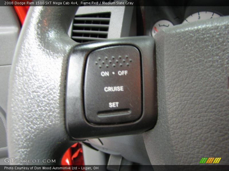 Flame Red / Medium Slate Gray 2008 Dodge Ram 1500 SXT Mega Cab 4x4