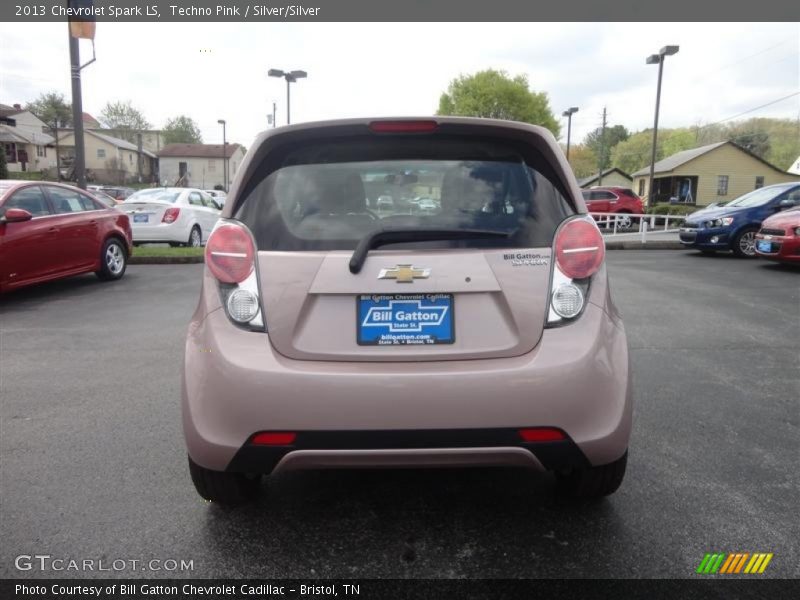 Techno Pink / Silver/Silver 2013 Chevrolet Spark LS