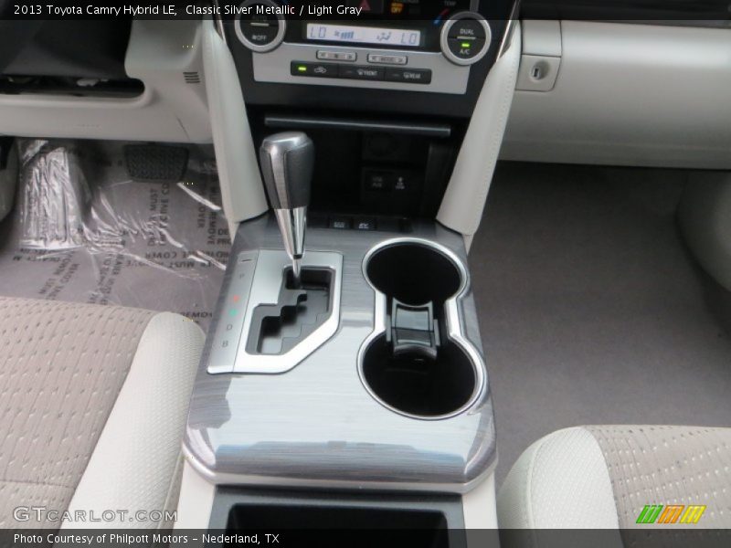 Classic Silver Metallic / Light Gray 2013 Toyota Camry Hybrid LE