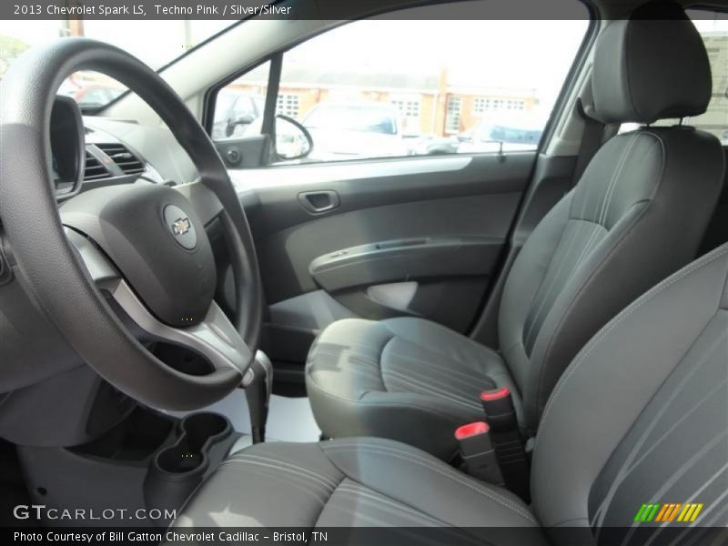 Techno Pink / Silver/Silver 2013 Chevrolet Spark LS