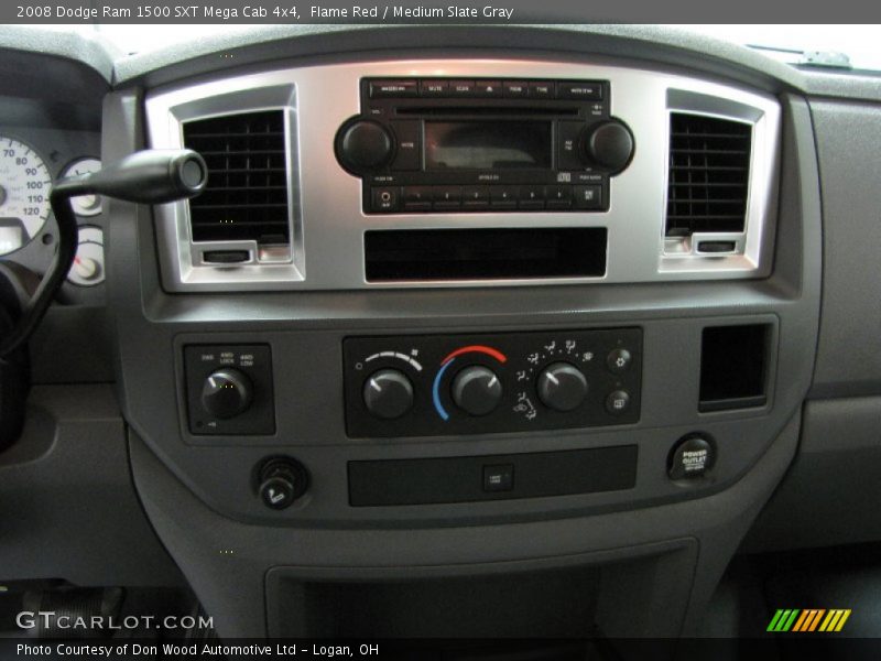 Flame Red / Medium Slate Gray 2008 Dodge Ram 1500 SXT Mega Cab 4x4