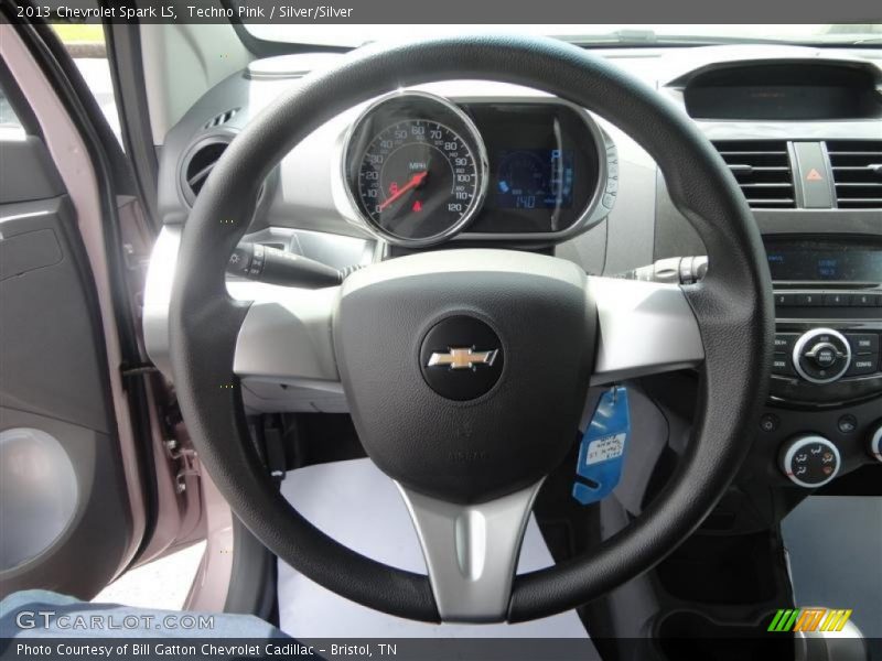 Techno Pink / Silver/Silver 2013 Chevrolet Spark LS
