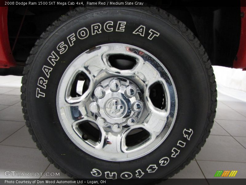 Flame Red / Medium Slate Gray 2008 Dodge Ram 1500 SXT Mega Cab 4x4