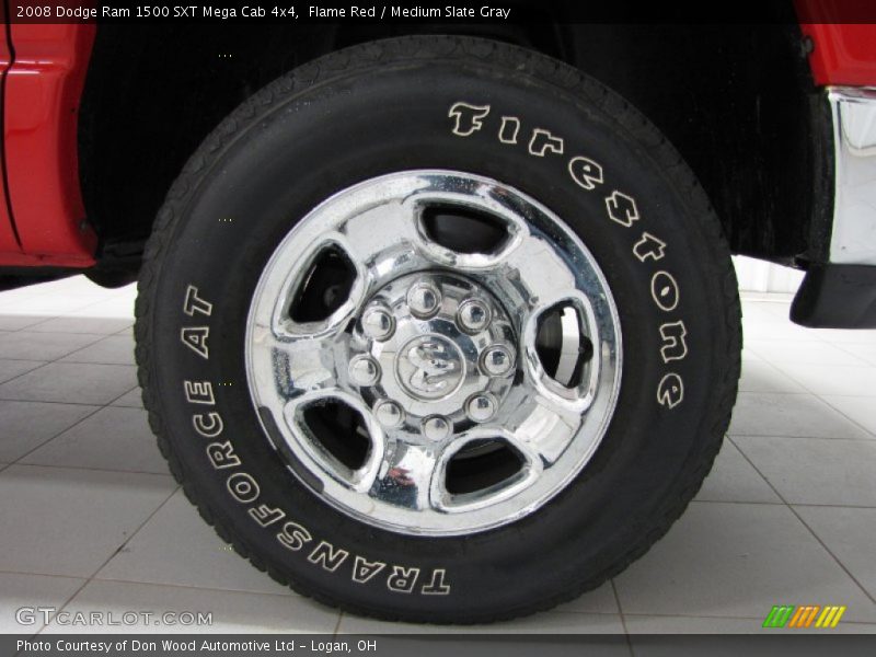 Flame Red / Medium Slate Gray 2008 Dodge Ram 1500 SXT Mega Cab 4x4