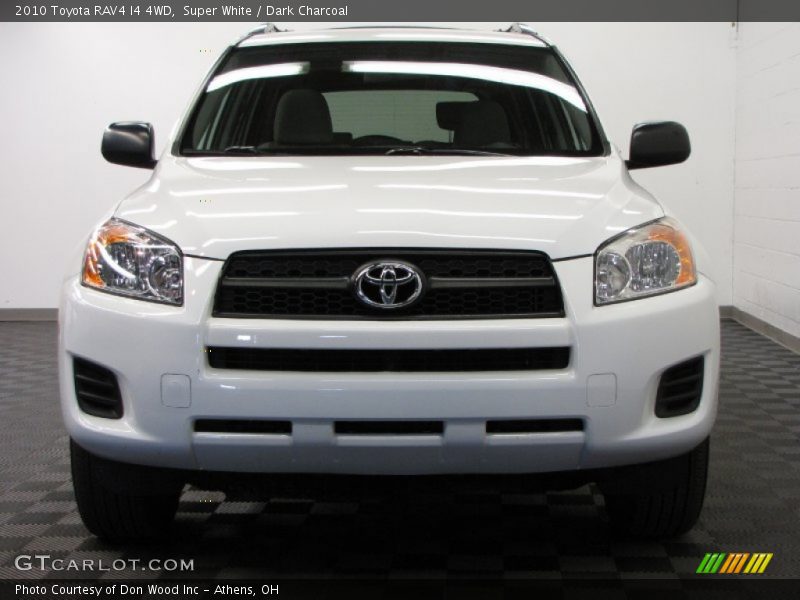 Super White / Dark Charcoal 2010 Toyota RAV4 I4 4WD