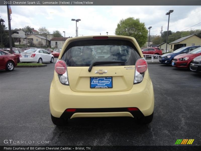 Lemonade (Yellow) / Yellow/Yellow 2013 Chevrolet Spark LS