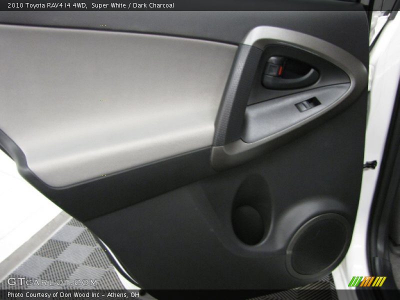 Super White / Dark Charcoal 2010 Toyota RAV4 I4 4WD