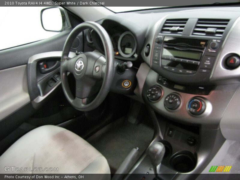 Super White / Dark Charcoal 2010 Toyota RAV4 I4 4WD