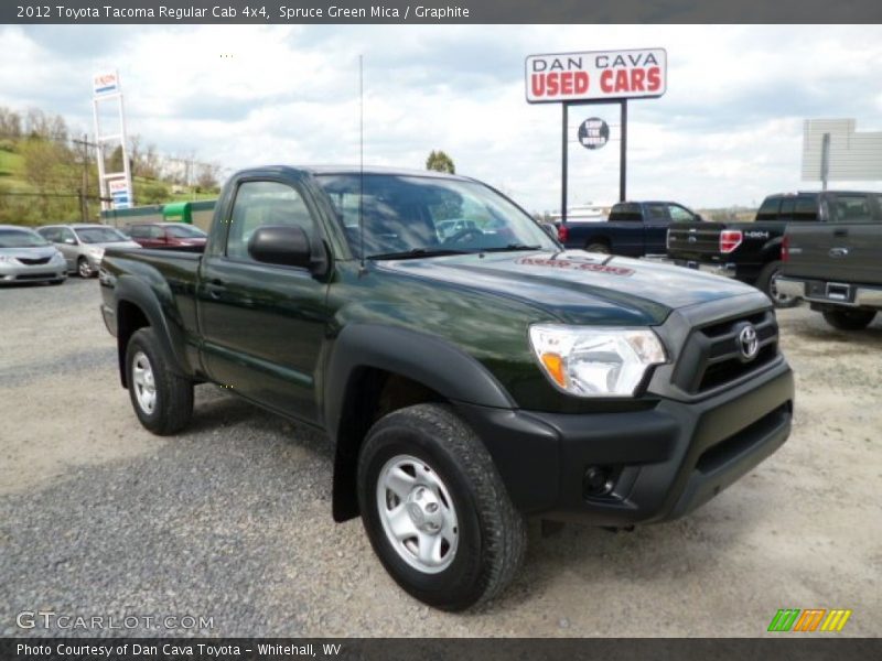 Spruce Green Mica / Graphite 2012 Toyota Tacoma Regular Cab 4x4