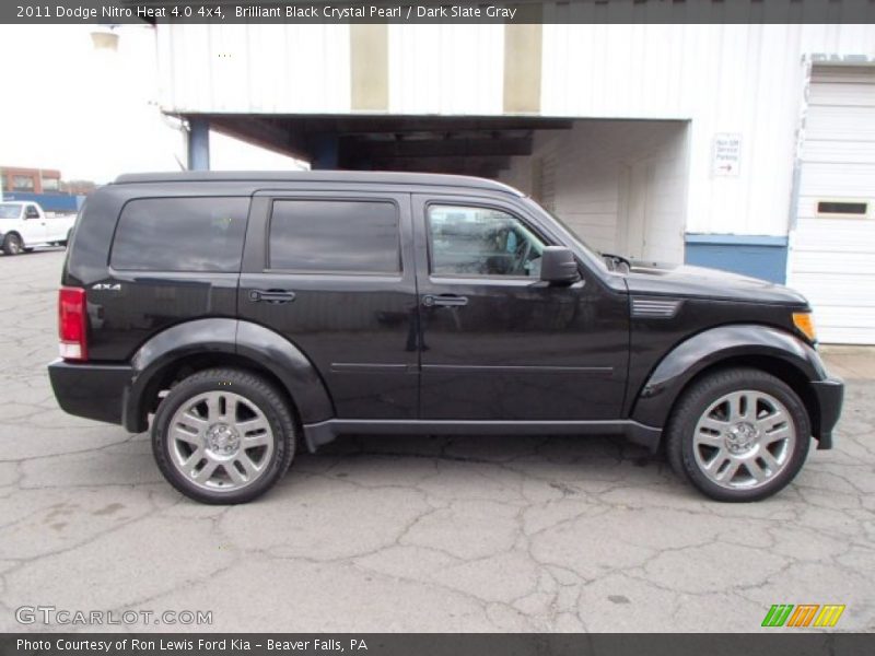 Brilliant Black Crystal Pearl / Dark Slate Gray 2011 Dodge Nitro Heat 4.0 4x4