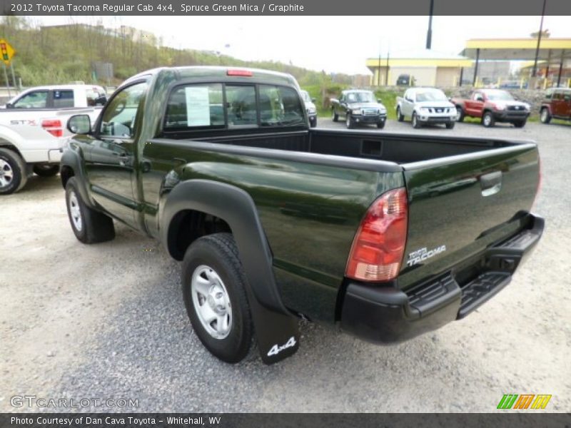 Spruce Green Mica / Graphite 2012 Toyota Tacoma Regular Cab 4x4