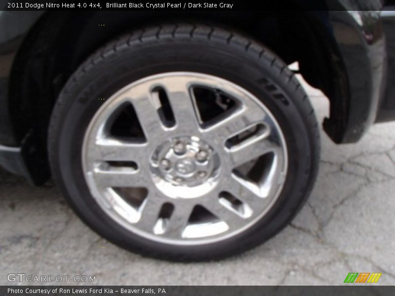 Brilliant Black Crystal Pearl / Dark Slate Gray 2011 Dodge Nitro Heat 4.0 4x4