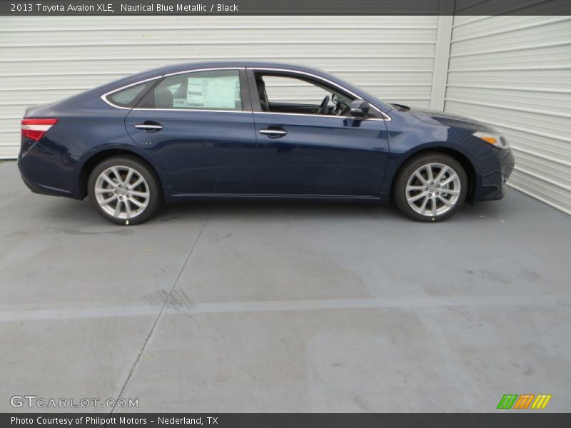 Nautical Blue Metallic / Black 2013 Toyota Avalon XLE