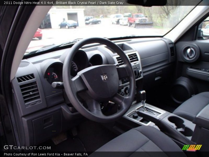 Brilliant Black Crystal Pearl / Dark Slate Gray 2011 Dodge Nitro Heat 4.0 4x4