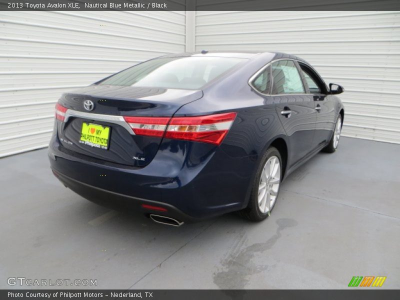 Nautical Blue Metallic / Black 2013 Toyota Avalon XLE