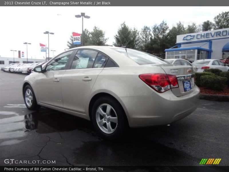 Champagne Silver Metallic / Jet Black 2013 Chevrolet Cruze LT