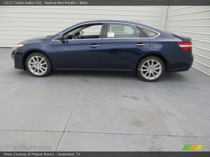 Nautical Blue Metallic / Black 2013 Toyota Avalon XLE
