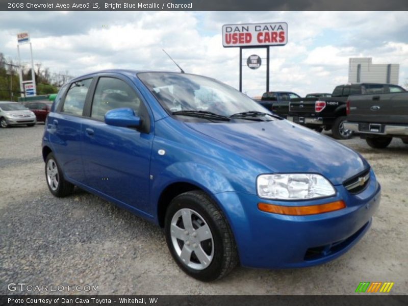 Bright Blue Metallic / Charcoal 2008 Chevrolet Aveo Aveo5 LS