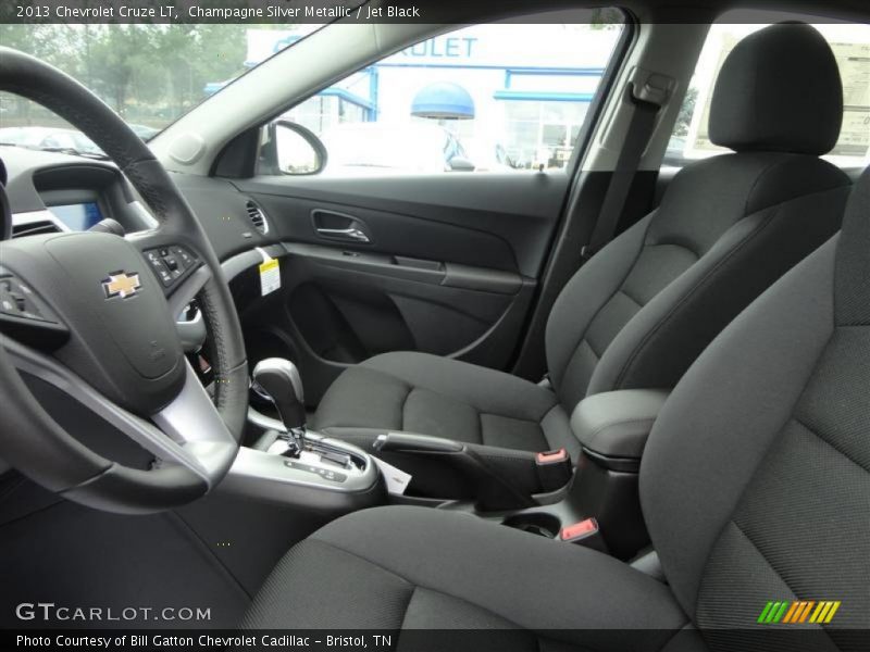 Champagne Silver Metallic / Jet Black 2013 Chevrolet Cruze LT