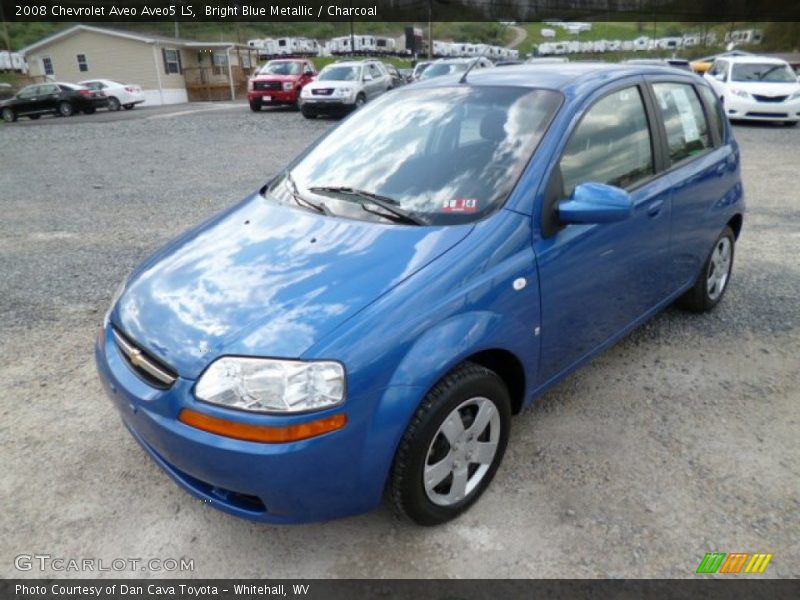 Bright Blue Metallic / Charcoal 2008 Chevrolet Aveo Aveo5 LS